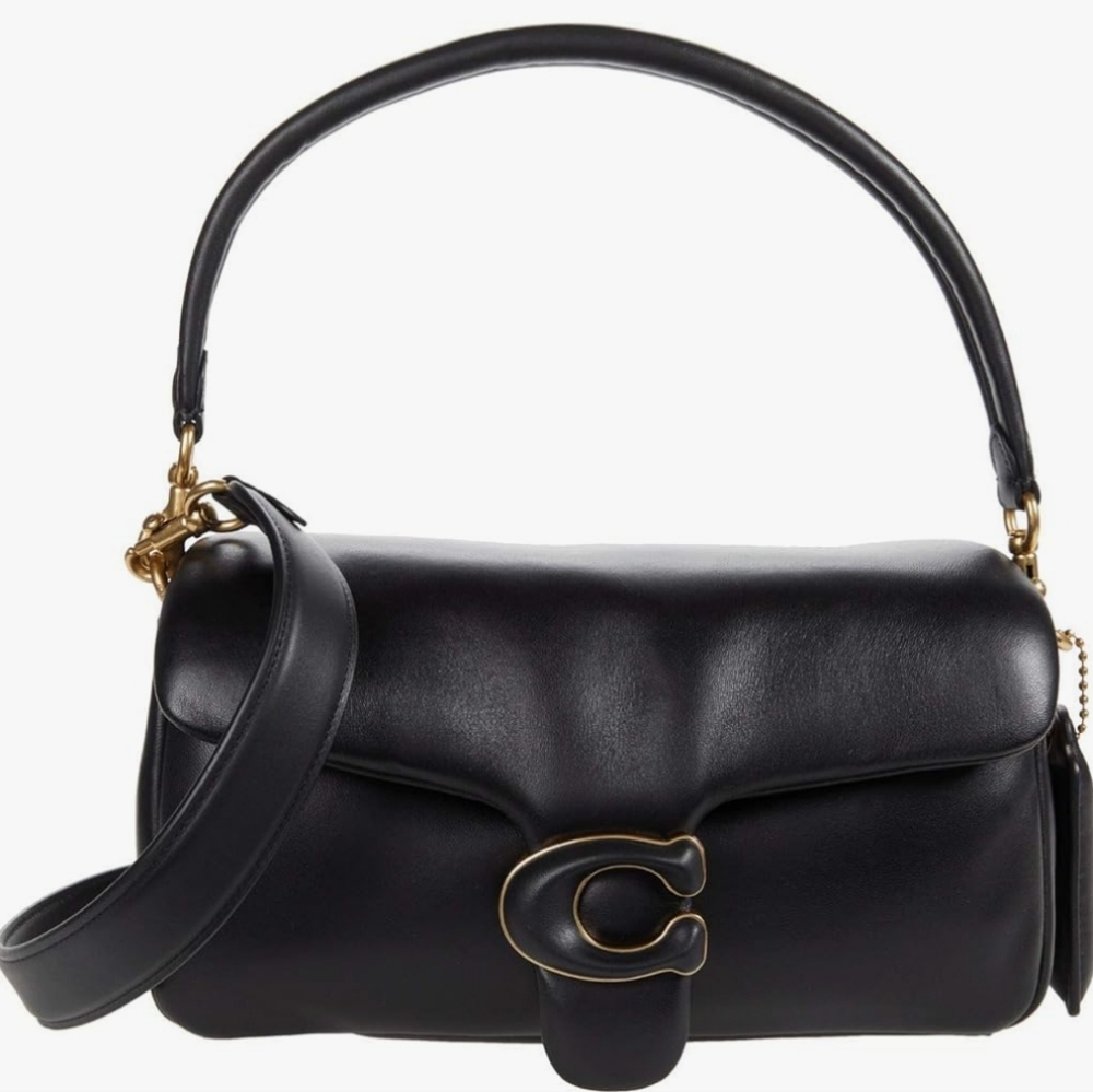 SOLD- Coach Pillow Tabby Shoulder Bag 18 Black